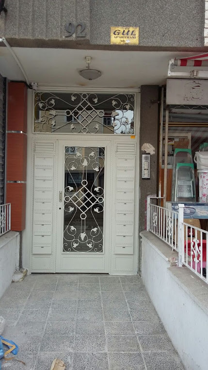 Ferforje Akıllı Apartman Kapısı 0001