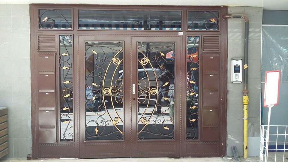 Ferforje lüx Apartman Kapısı 0042