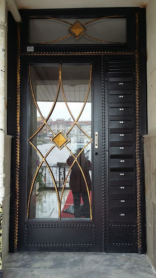 Ferforje lüx Apartman Kapısı 0043