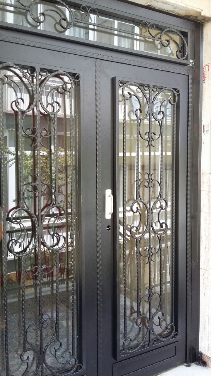 Ferforje Akıllı Apartman Kapısı 0002