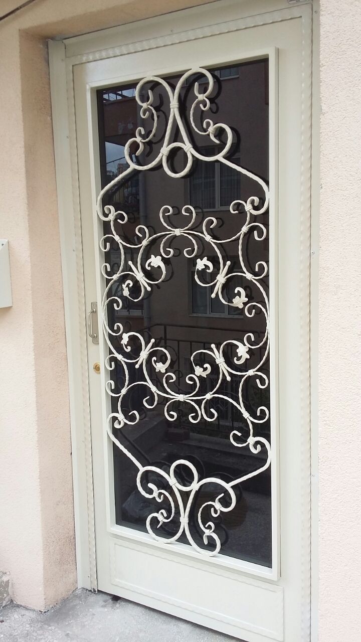 Ferforje Akıllı Apartman Kapısı 0003